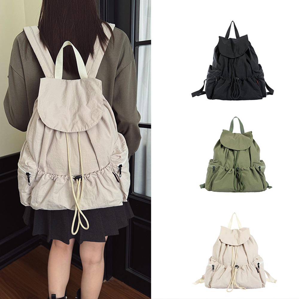 Mochila com cordão, feita de n - Canvas Backpack Casual avaliação e preço